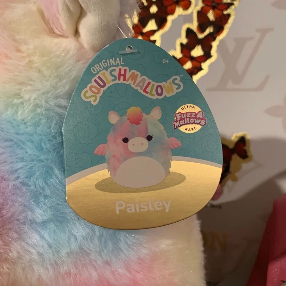 Squishmallow Fuzzamallow Paisley the Pegasus 12